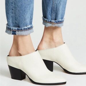 Dolce Vita Roya leather block heel Mules